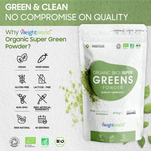 Organic Super Greens Powder supplements supplements