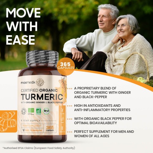 Organic Turmeric with Ginger & Black Pepper