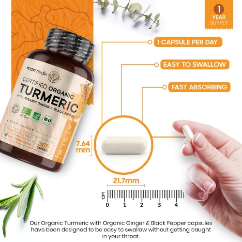 Organic Turmeric with Ginger & Black Pepper