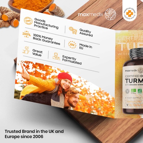Organic Turmeric with Ginger & Black Pepper