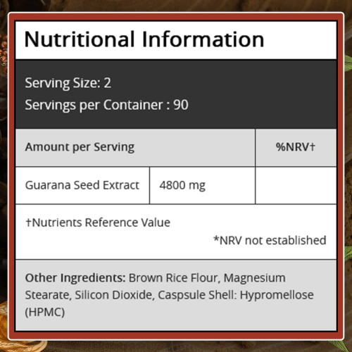 Pure Guarana Capsules