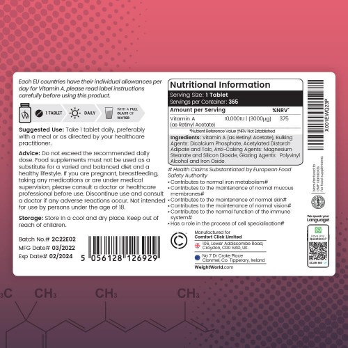 vitamin a supplements
