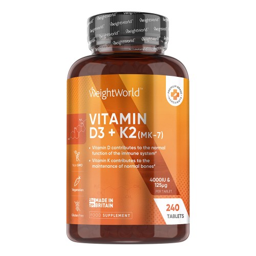Vitamin D3 4000IU + K2 125mcg
