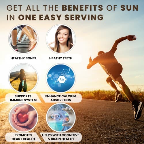 Vitamin D3 K2 Natural Immunity Boost Food Supplement Weightworld