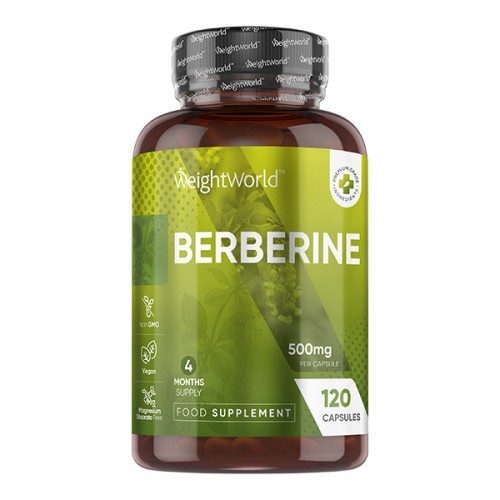 WeightWorld Berberine 500mg 120 Capsules