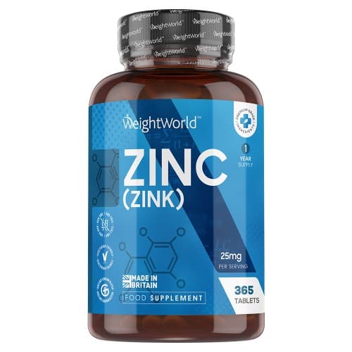 Zinc Tablets Natural Immunity Boosting Food Supplement WeightWorld