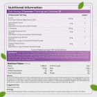 Nutritional information of our bedtime gummies