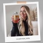 Our lovely ambassador trying our Vitamin D gummies
