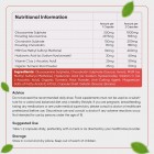 Nutritional information of our glucosamine chondroitin msm capsules