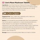 Lion's Mane Mushroom Extract 2000mg 365 Tablets