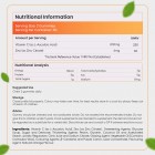 Nutritional information of our Vitamin C & Zinc Gummies