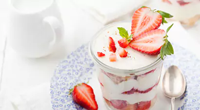 Baobab Strawberry Parfait