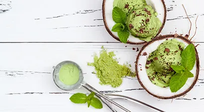 Matcha Coconut Ice