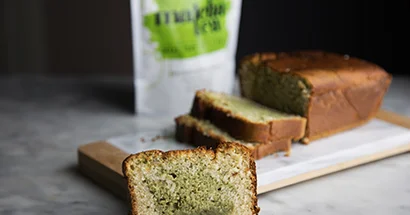 Matcha Eggwhite Cake