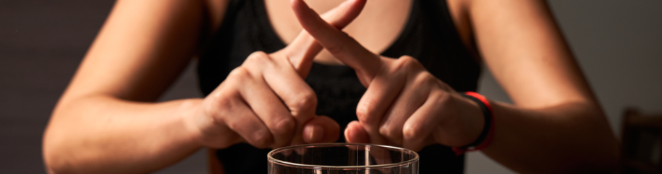 Quitting alcohol starts with saying 'No' to drinking