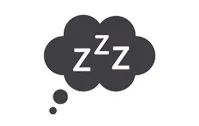 thought bubble with z in it to show how important sleep is with weight loss