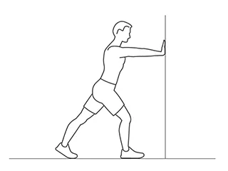 image of a cartoon man doing stretches to show how to stretch muscles 