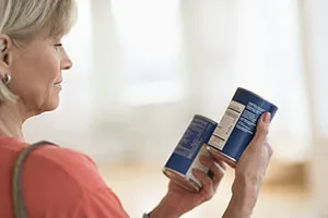 Woman Reading Information