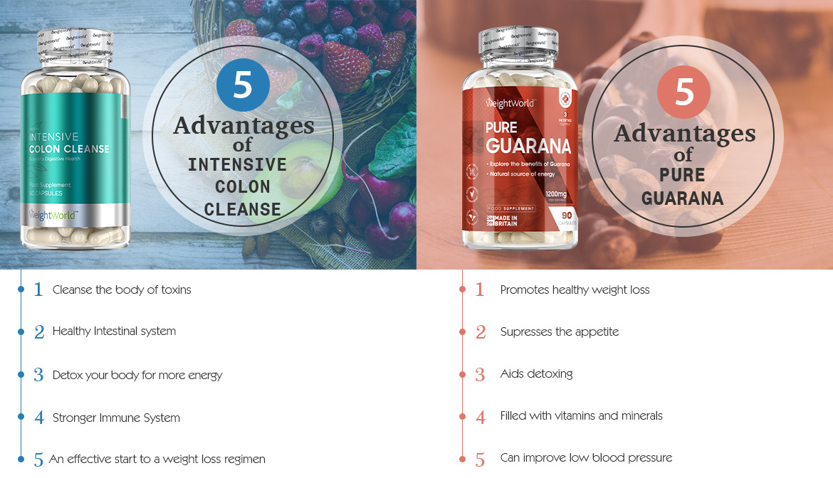 infographic of the 4 advantages of guarana and colon cleanse infographic of the 4 advantages of guarana and colon cleanse