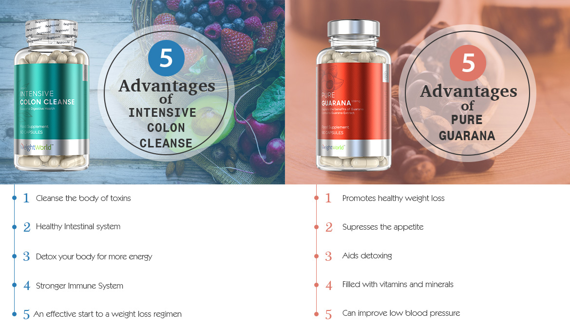 infographic of the 4 advantages of guarana and colon cleanse infographic of the 4 advantages of guarana and colon cleanse