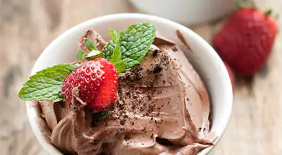 Acai Peppermint Chocolate Mousse