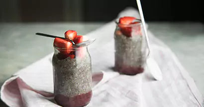 Chia Pudding with Strawberries