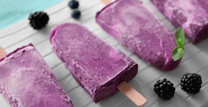 Purple Spirulina Lollies