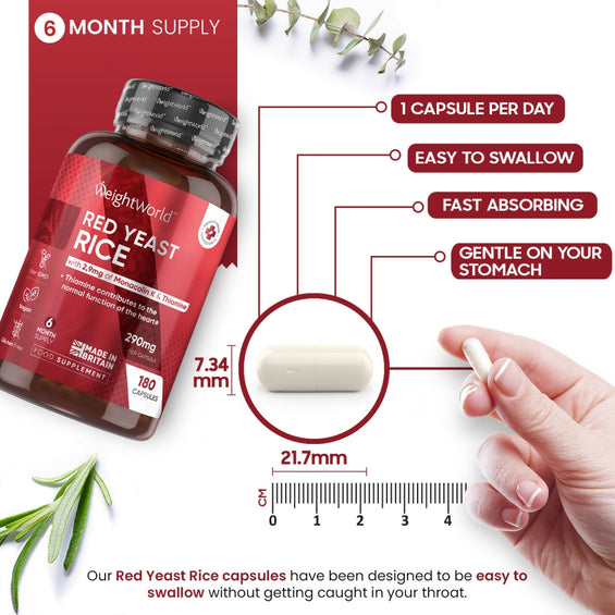 Features of our red yeast rice uk capsules