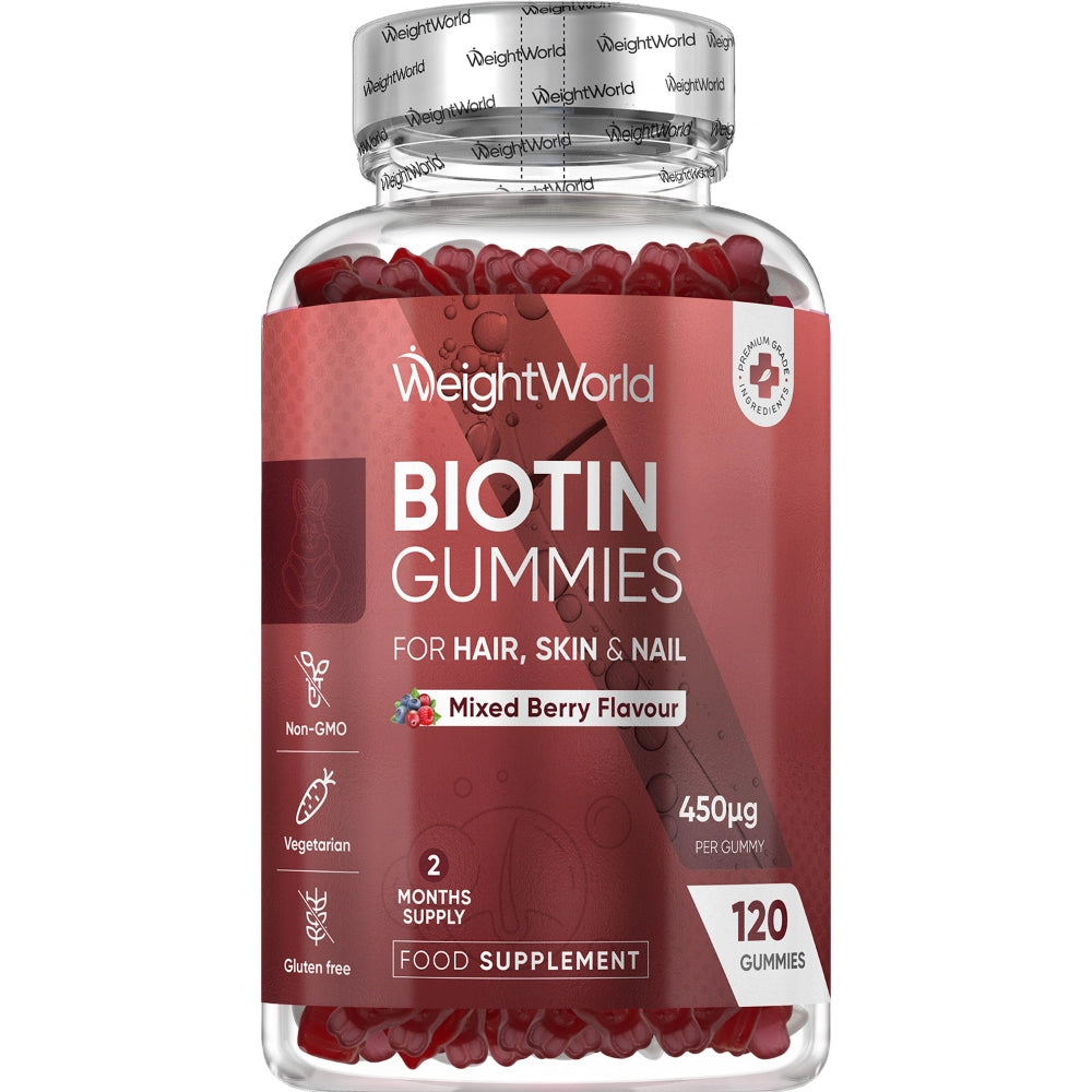 biotin-gummies-for-hair-skin-and-nails-450mcg-uk-front