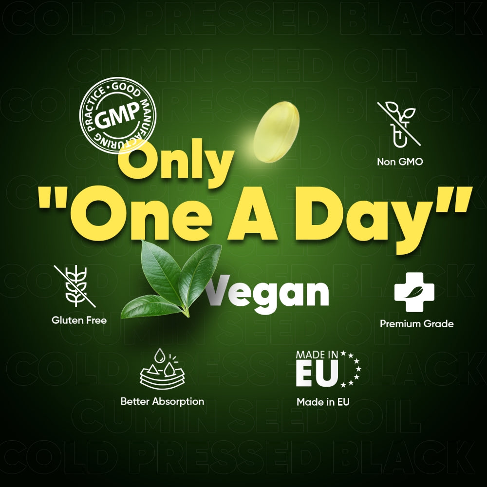 Key product highlights of our Black Cumin Seed Oil Capsules