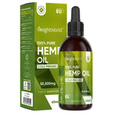 Bottle of WeightWorld's Hemp Oil