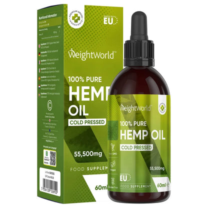 Bottle of WeightWorld's Hemp Oil