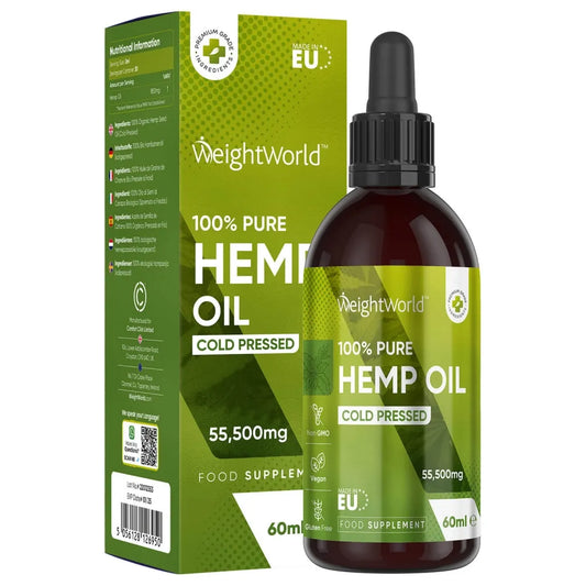 Bottle of WeightWorld's Hemp Oil