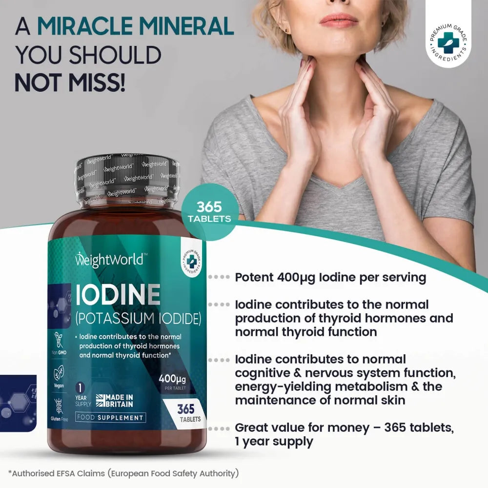Benefits of our iodine tablets