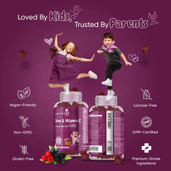 USPs of our Iron Gummies for Kids with Vitamin C