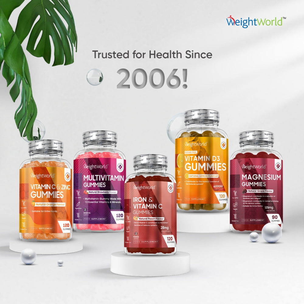 Other health supplements apart from Iron Gummies for Adults from the trusted healthcare brand, WeightWorld