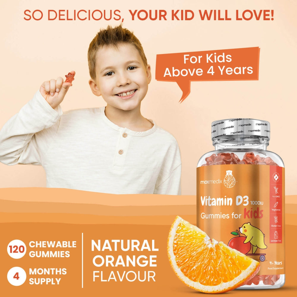 Features of our Vitamin D3 Gummies for Kids