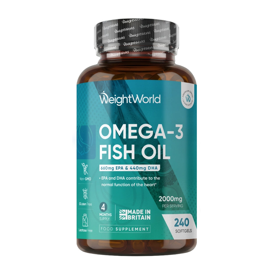 Omega 3 Fish Oil 2000mg Softgels