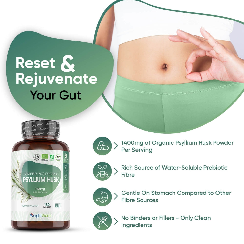 Key features of Psyllium Husk Capsules