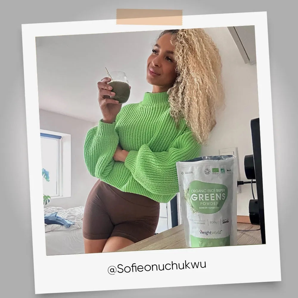 Satisfied customer of our super greens powder