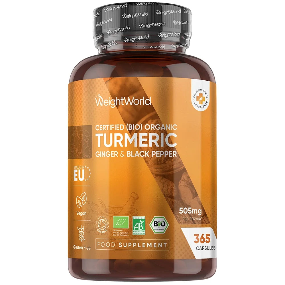 Organic Turmeric Pepper & Ginger Capsules