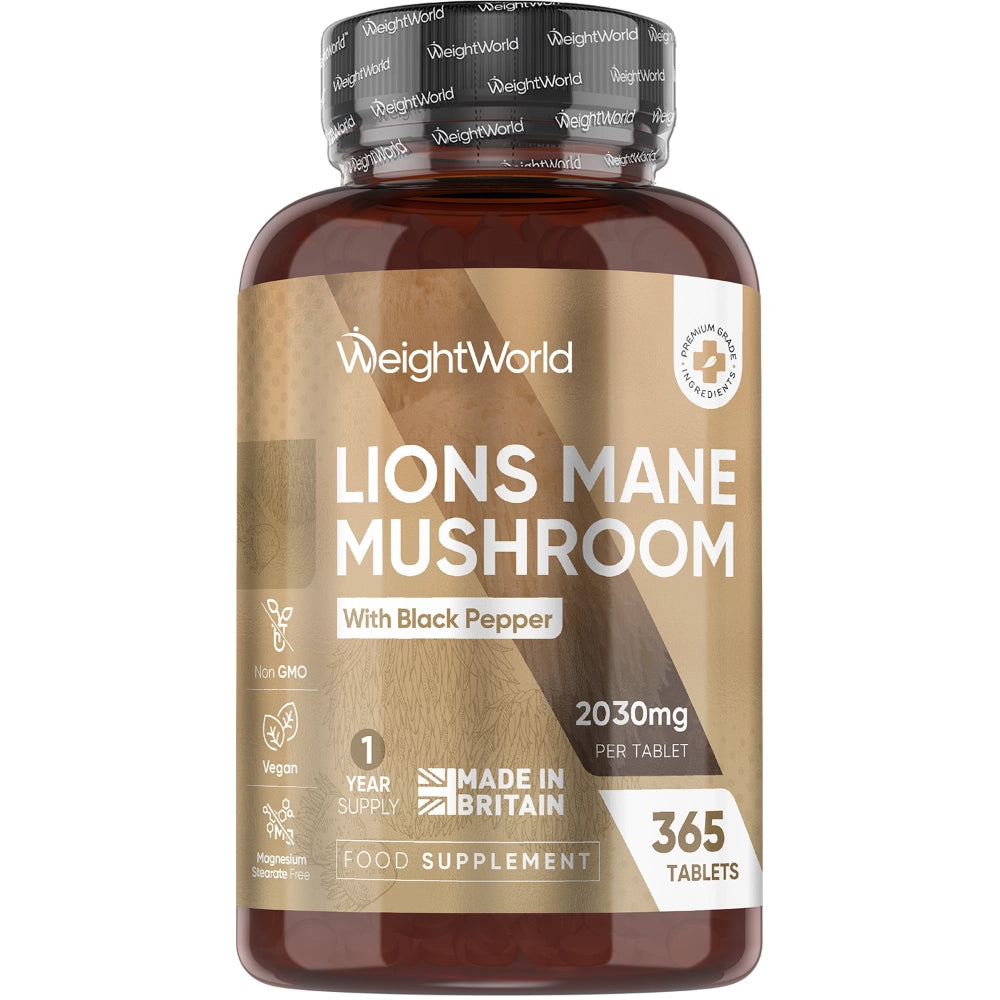 Lions Mane Mushroom Tablets