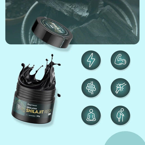 100% Pure Himalayan Shilajit Resin | 50g Gold-Grade Shilajit | WeightWorld