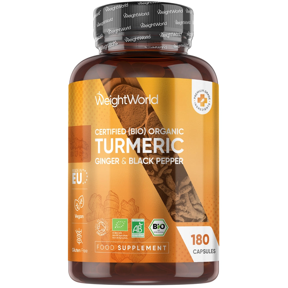 Organic Turmeric Ginger & Pepper Capsules