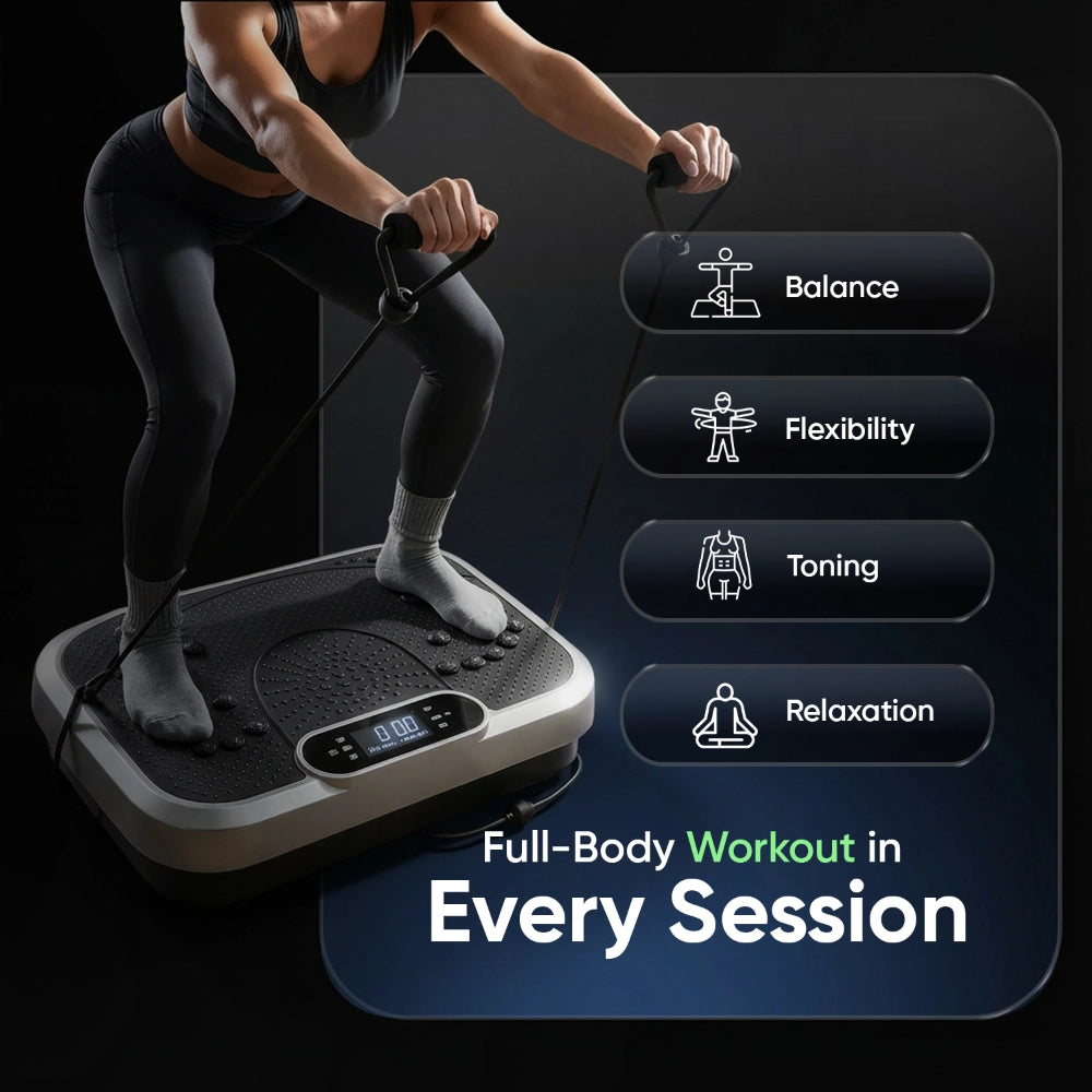Exercise Vibration Plate | 99 Intensity Levels & 5 Modes | WeightWorld Exercise Vibration Plate | 99 Intensity Levels & 5 Modes | WeightWorld