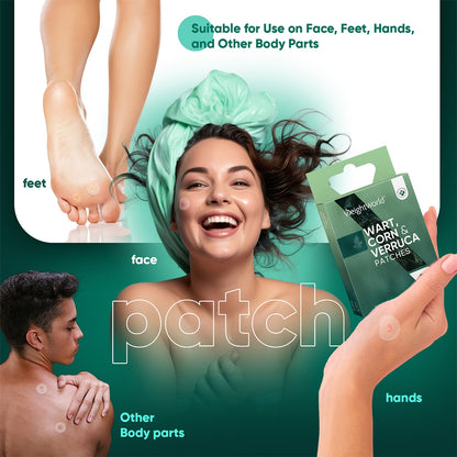 How to use our corn, verruca and wart patches