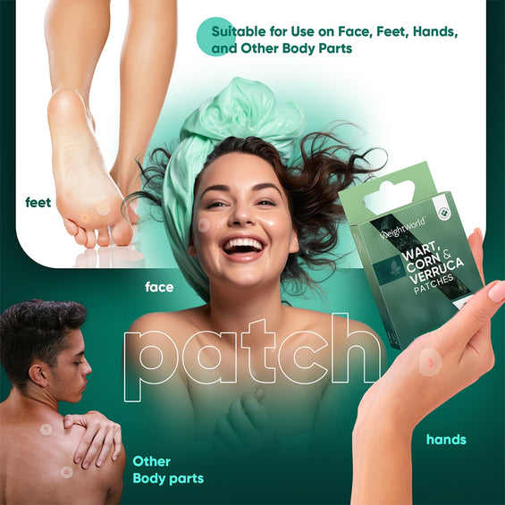How to use our corn, verruca and wart patches