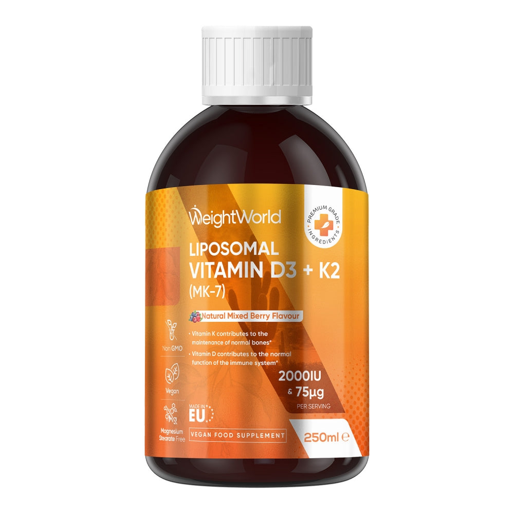 Liposomal Vitamin D3 + K2 Liquid